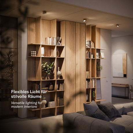 s.luce Santa Neo Spot de plafond à LED orientable & dimmable
