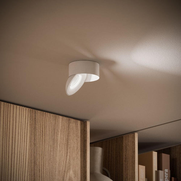 s.luce Santa Neo LED-plafondspot draaibaar & dimbaar in stijlvol, modern design.