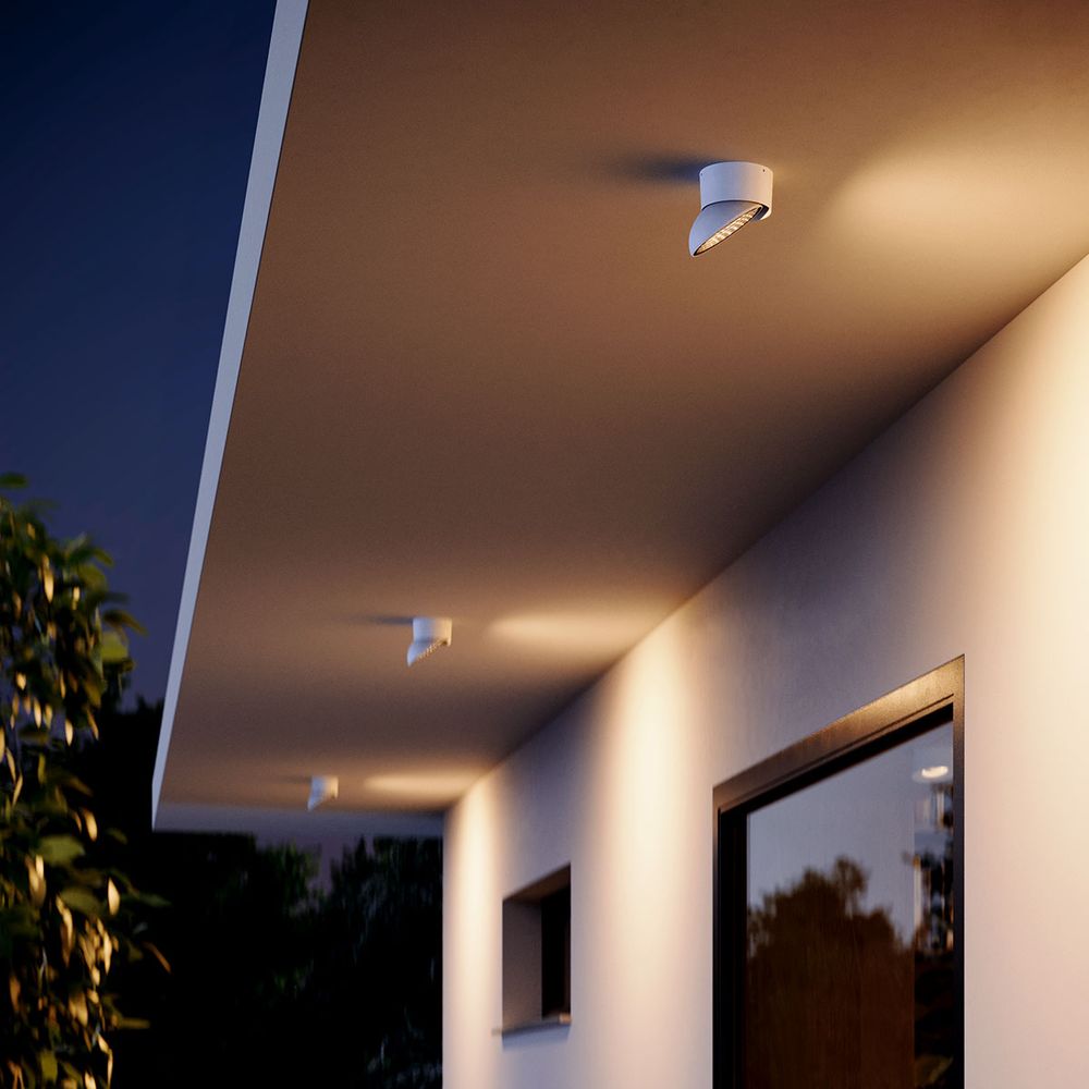 s.luce Santa Out LED Aussen-Deckenleuchte IP65 drehbar