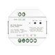 s.luce Smart-Dim Triac Funk-Controller 230V mit Push-Dimmer, weißes kompaktes Phasenabschnitts-Dimmer-Modul für Nachrüstung
