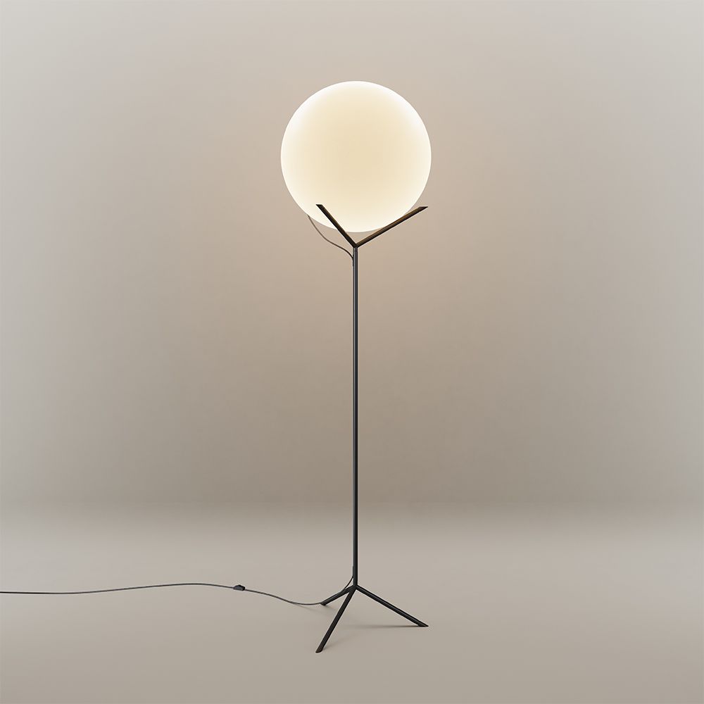 s.luce Orb Poseidon lattiavalaisin lasipallolla 175cm