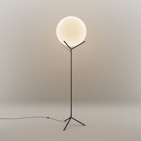 s.luce Orb Poseidon vloerlamp met glazen bol 175cm