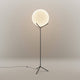 s.luce Lampadaire Orb Poseidon avec boule en verre 175cm