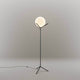 s.luce Lampadaire Orb Poseidon avec boule en verre 175cm