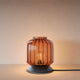 s.luce Velo bordslampa i glas med strömbrytare