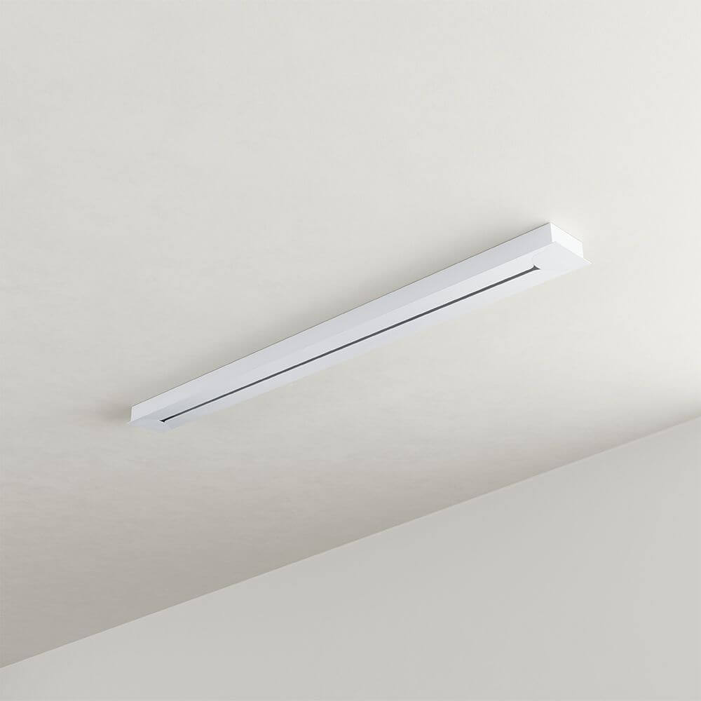 s.luce Velo Hängelampe mit 120 cm Baldachin in modernem Weiß für stilvolle Beleuchtung.