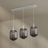 s.luce Velo dining table lamp 3-light canopy 120cm Ø 25cm