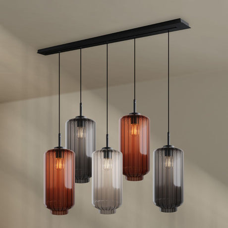s.luce Velo lampa stołowa 5-światło 160cm czasza Ø 18cm