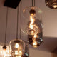 s.luce Velo Esszimmerlampe 12-flammig 200cm 3-reihig Ø 18/20/25cm - Pendelleuchten aus mundgeblasenem Glas