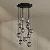 s.luce Velo 12-lichts galerielamp Ø 80cm kap Ø 20cm