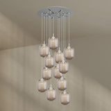 s.luce Velo 12-lichts galerielamp Ø 80cm kap Ø 20cm