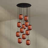 s.luce Velo galerie hanglamp 12-lichts Ø 80cm Ø 25cm