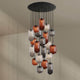 s.luce Lampa galeryjna Velo 20-light Ø 120cm Ø 18/20/25cm