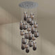 s.luce Lampa galeryjna Velo 20-light Ø 120cm Ø 18/20/25cm