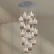 s.luce Lampa galeryjna Velo 20-light Ø 120cm Ø 18/20/25cm