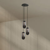 s.luce Velo gallerilampe 3-lys Ø 40cm baldakin Ø 18cm