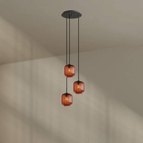 s.luce Velo 3-valoinen galleriavalaisin Ø 40cm Katos Ø 20cm