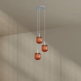 s.luce Velo 3-lichts galerielamp Ø 40cm Baldakijn Ø 20cm