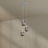 s.luce Velo 3-lichts galerielamp Ø 40cm Baldakijn Ø 20cm