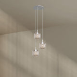 s.luce Velo 3-lichts galerielamp Ø 40cm Baldakijn Ø 20cm