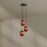 s.luce Velo 3-lichts galerielamp Ø 40cm kap Ø 25cm