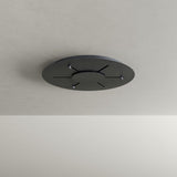 s.luce Modular Baldachin in Schwarz, 60 cm Durchmesser, für Galerieleuchten