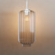 s.luce Velo Glas-Pendelleuchte Aufhängung 150cm Weiß in elegantem Glasdesign