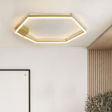 LED-Deckenleuchte Hexa flach modern s.luce