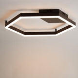 LED-Deckenleuchte Hexa flach modern s.luce