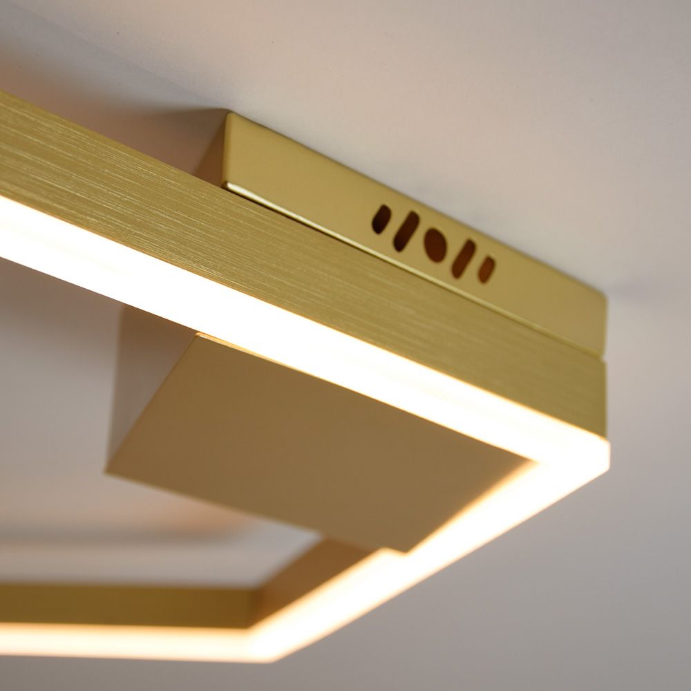 LED-Deckenleuchte Hexa flach modern s.luce