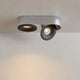 s.luce Santa Duo LED faretto da superficie orientabile e dimmerabile 