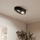 s.luce Santa Duo LED-Deckenleuchte schwenkbar 2-flammig in Schwarz, moderne Deckenlampe mit zwei beweglichen Spots