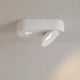 s.luce Santa Duo LED faretto da superficie orientabile e dimmerabile 
