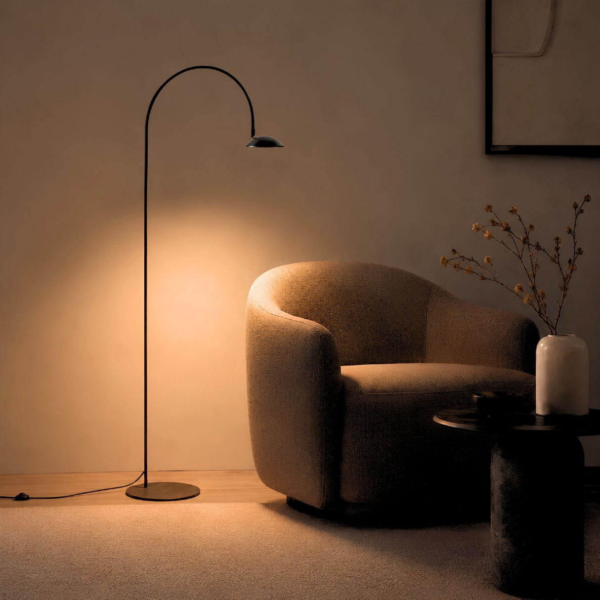 s.luce Lampada da terra Santa Neo 130 cm con dimmer touch 