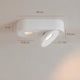 s.luce Santa Duo LED-Deckenleuchte schwenkbar 2-flammig