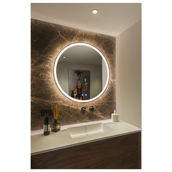 LED-Spiegel-Wandleuchte Trukko 80 Touchdimmer IP44
