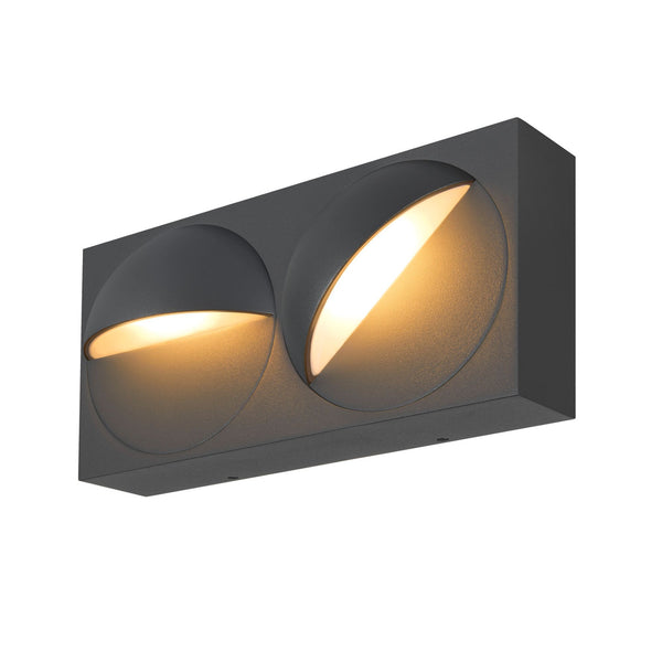 LED-Außenwandleuchte Lid I schwenkbar IP65