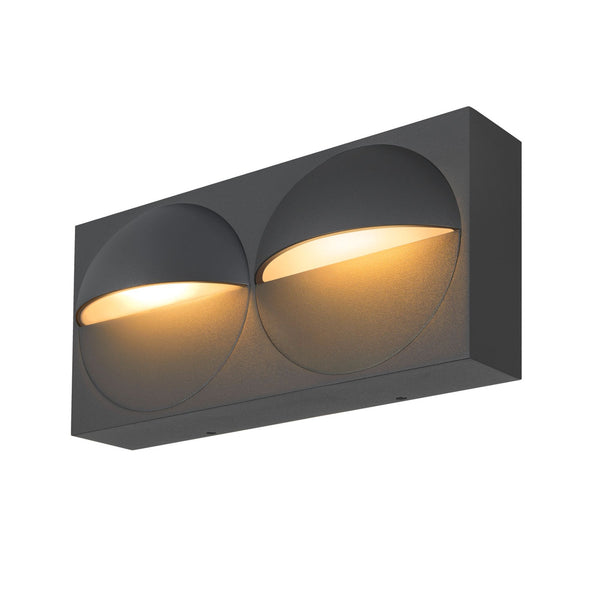 LED-Außenwandleuchte Lid I schwenkbar IP65
