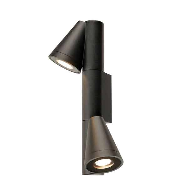 Aplique de exterior T-Tube de 2 luces orientable IP65 