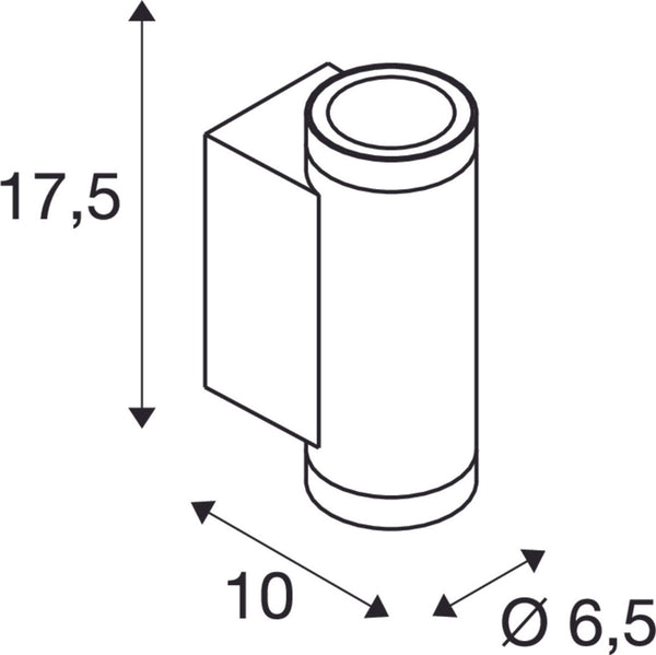 LED-Kinkiet zewnętrzny Helia Pro S Up/Down IP65 