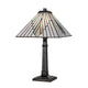 Alderley table lamp, 1-light, Tiffany glass, vintage bronze, 50cm (1)
