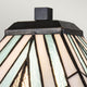 Alderley table lamp, 1-light, Tiffany glass, vintage bronze, 50cm (3)