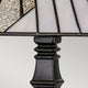Alderley table lamp, 1-light, Tiffany glass, vintage bronze, 50cm (4)