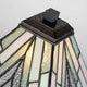 Table lamp Alderley 1-light Tiffany glass bronze 35 cm (7)