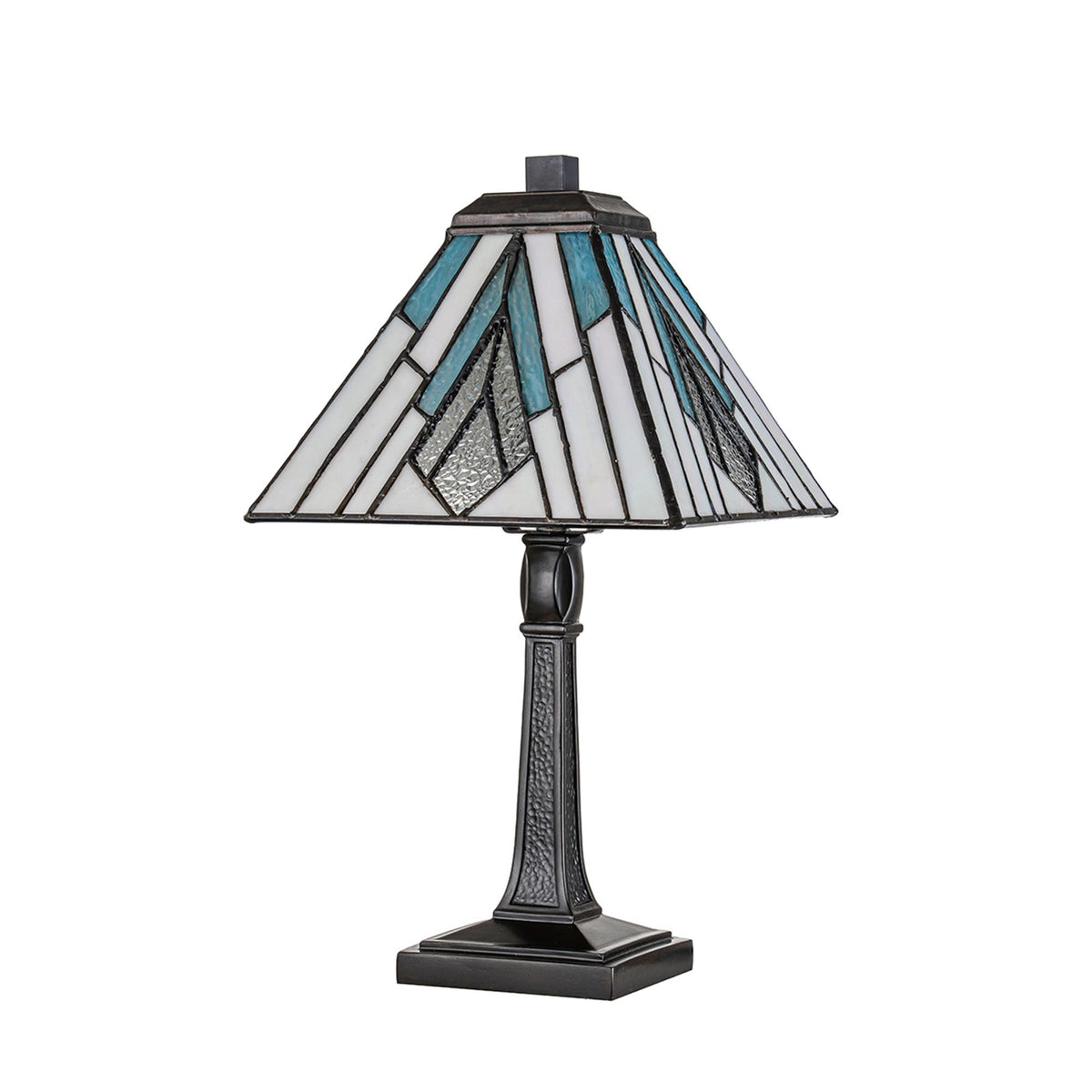Table lamp Alderley 1-light Tiffany glass bronze 35 cm (8)