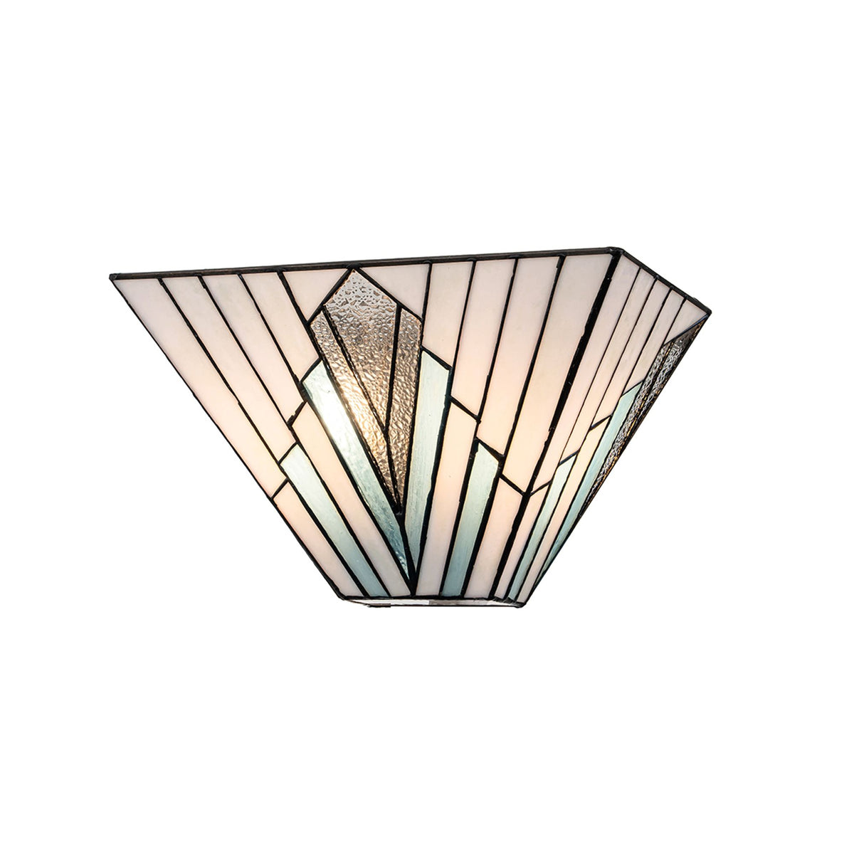 Wall light Alderley 2-light Tiffany glass bronze 31 cm (2)