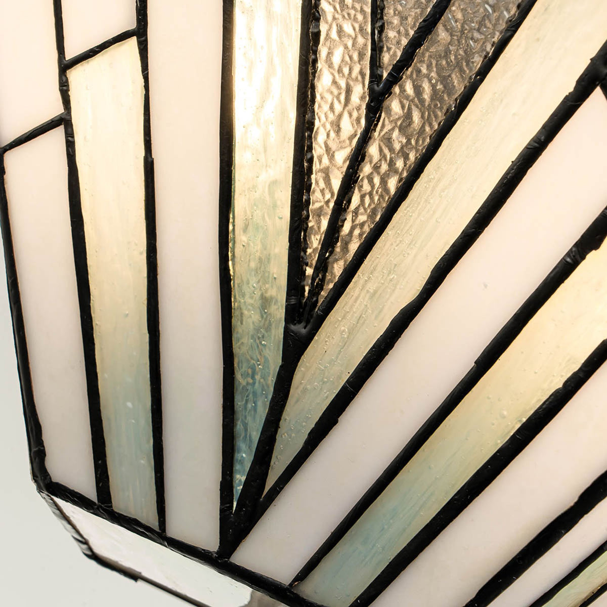 Wall light Alderley 2-light Tiffany glass bronze 31 cm (8)