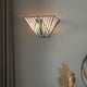 Wall light Alderley 2-light Tiffany glass bronze 31 cm (1)