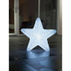 LED Acryl Stern mit 6 Farbwechselfunktionen 75 RGB Dioden 12V IP44 in leuchtendem Design.