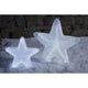 LED Acryl Stern mit 6 Farbwechselfunktionen 75 RGB Dioden 12V IP44 leuchtet im Schnee.
